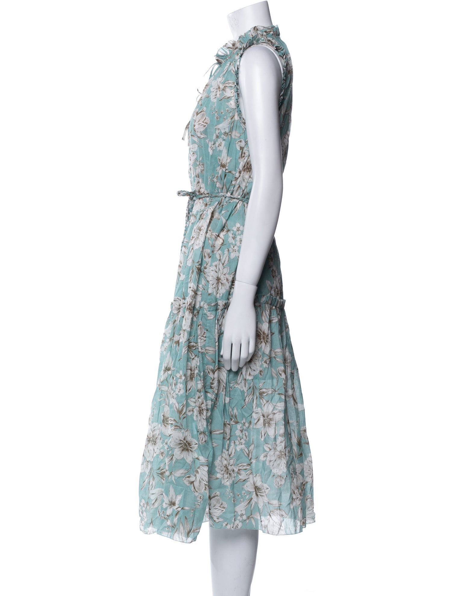 Christy Lynn Floral Print Midi Length Dress