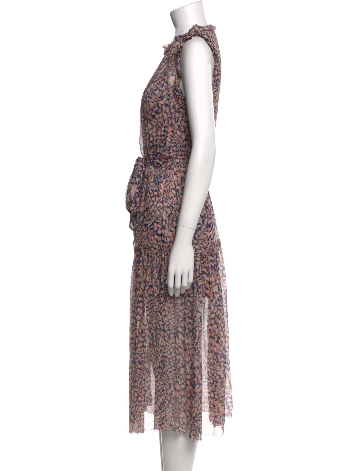Christy Lynn Animal Print Knee-Length Dress
