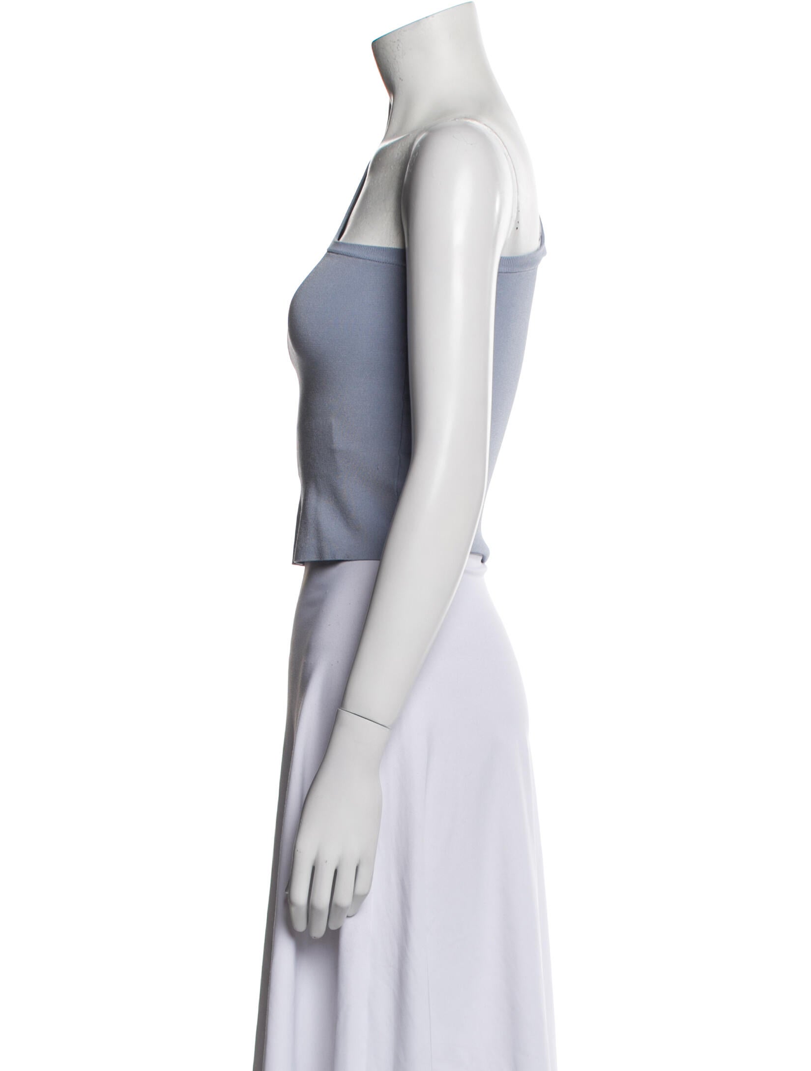 Christy Lynn One-Shoulder Sleeveless Crop Top