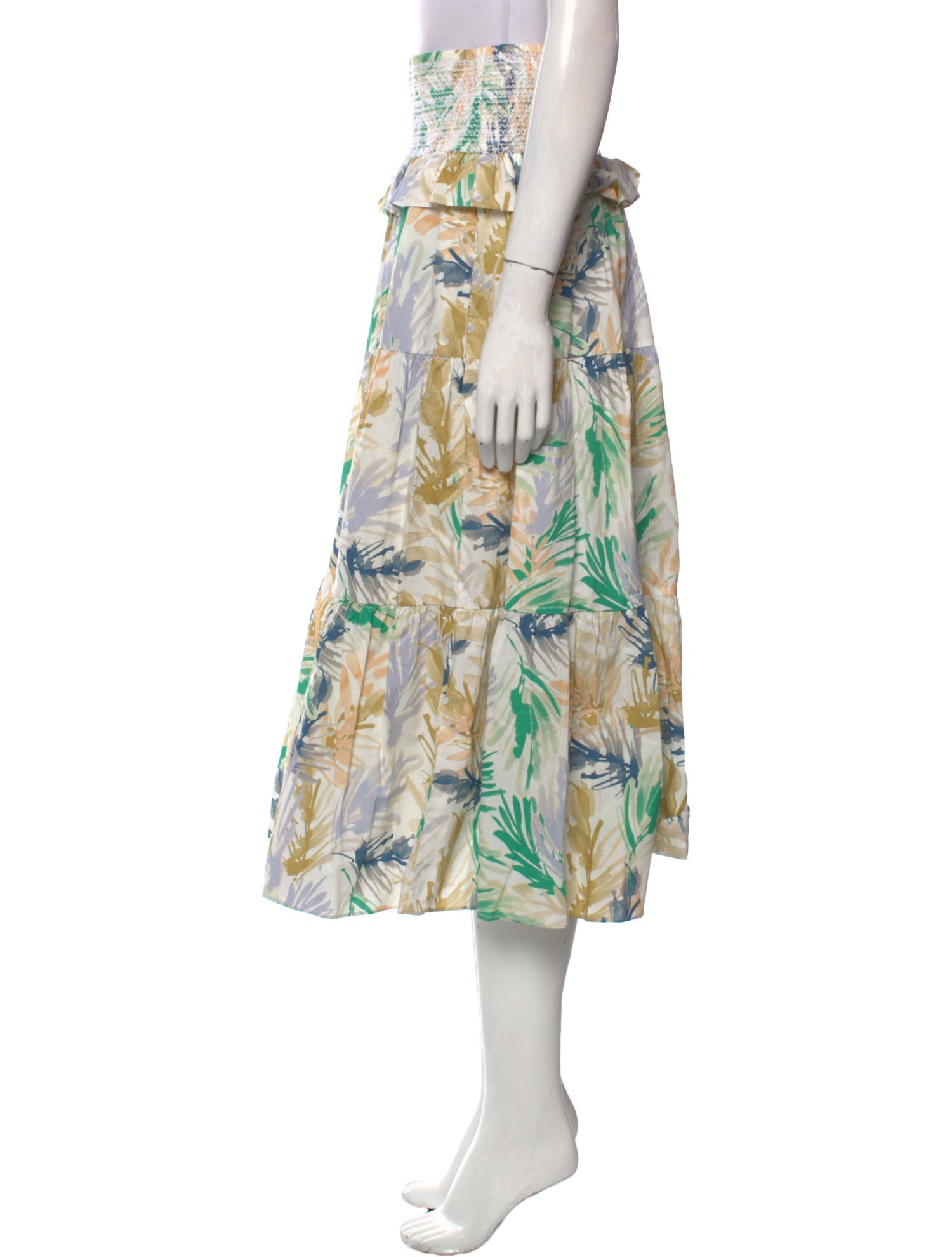 Christy Lynn Printed Midi Length Skirt