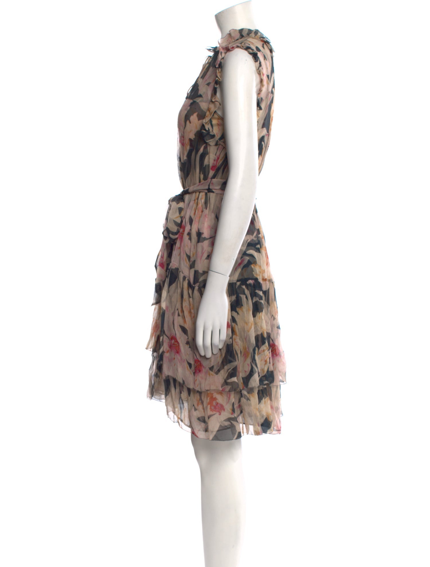 Christy Lynn Floral Print Knee-Length Dress