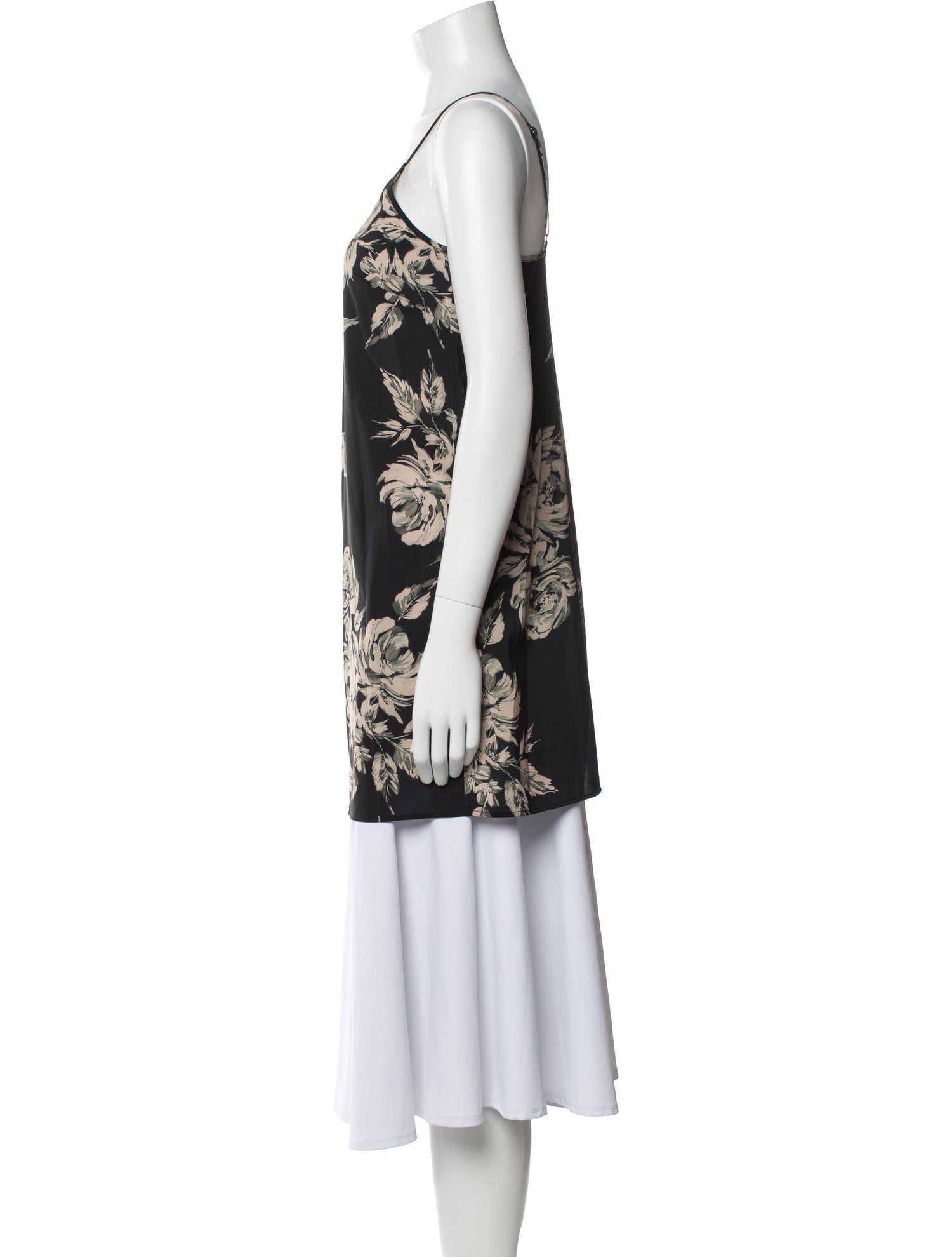 Christy Lynn Floral Print Scoop Neck Tunic