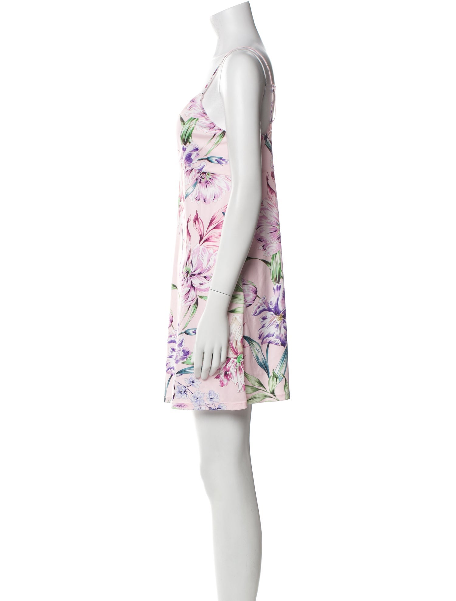 Christy Lynn Floral Print Square Neckline Tunic