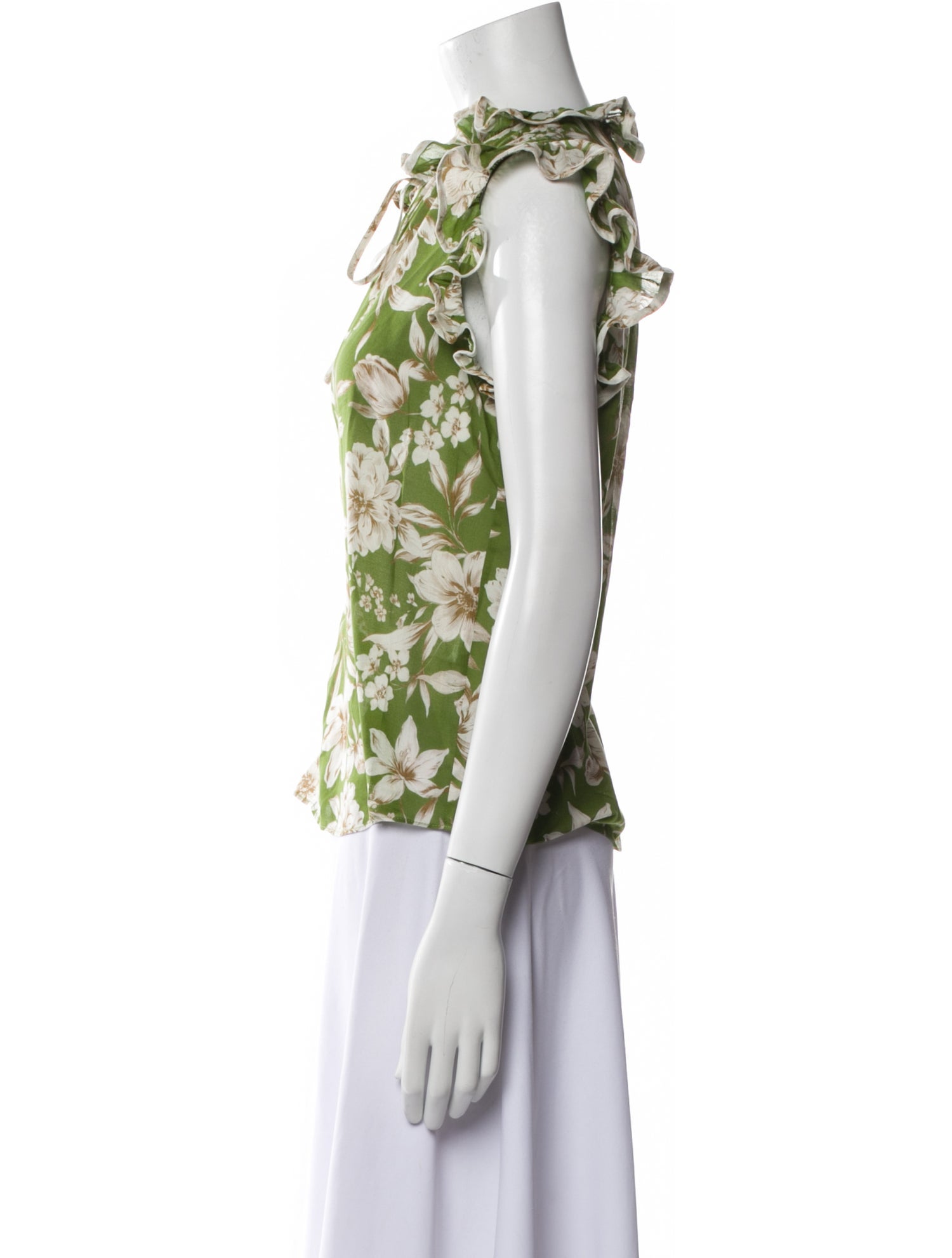 Christy Lynn Floral Print Mock Neck Top