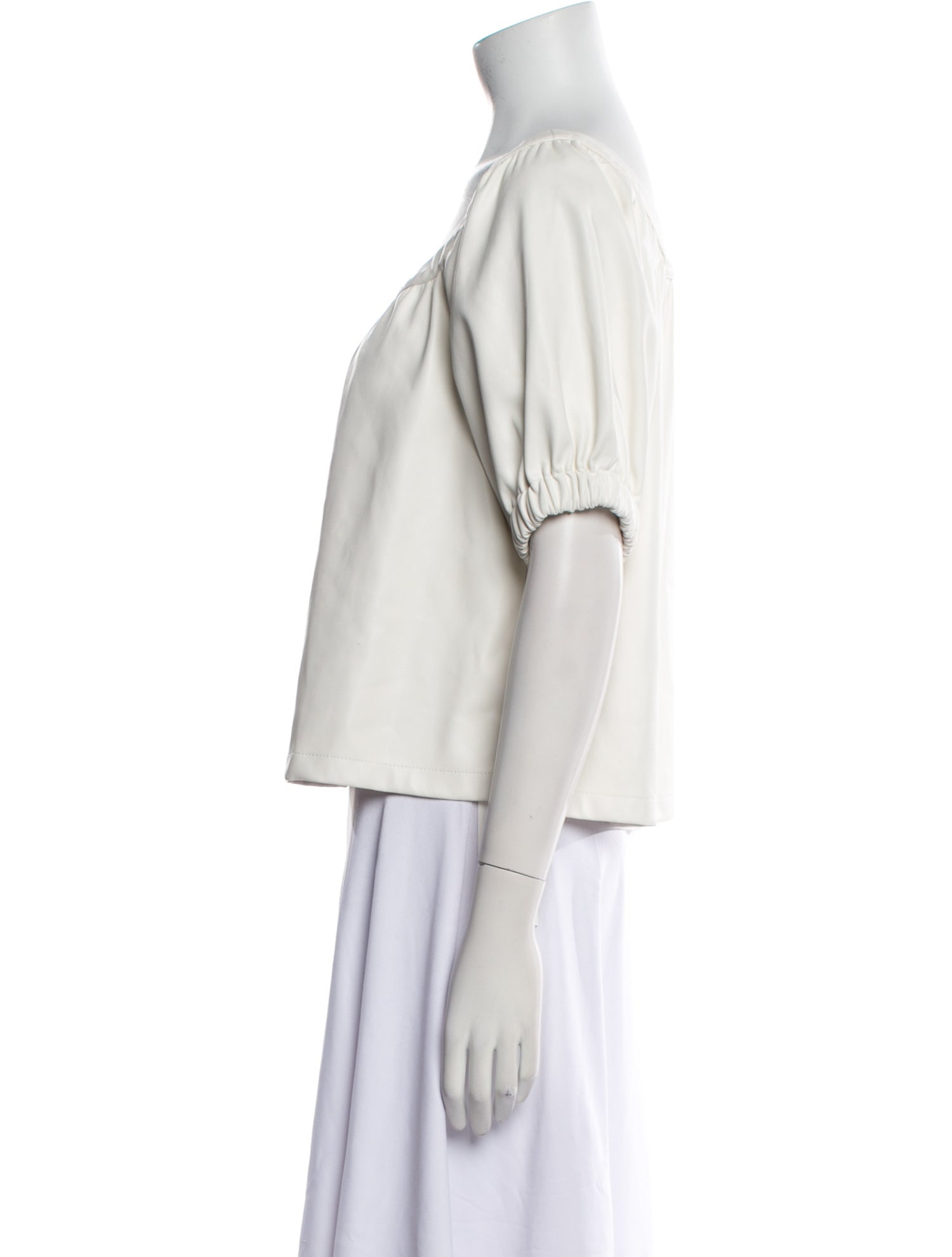 Christy Lynn Scoop Neck Three-Quarter Sleeve Blouse