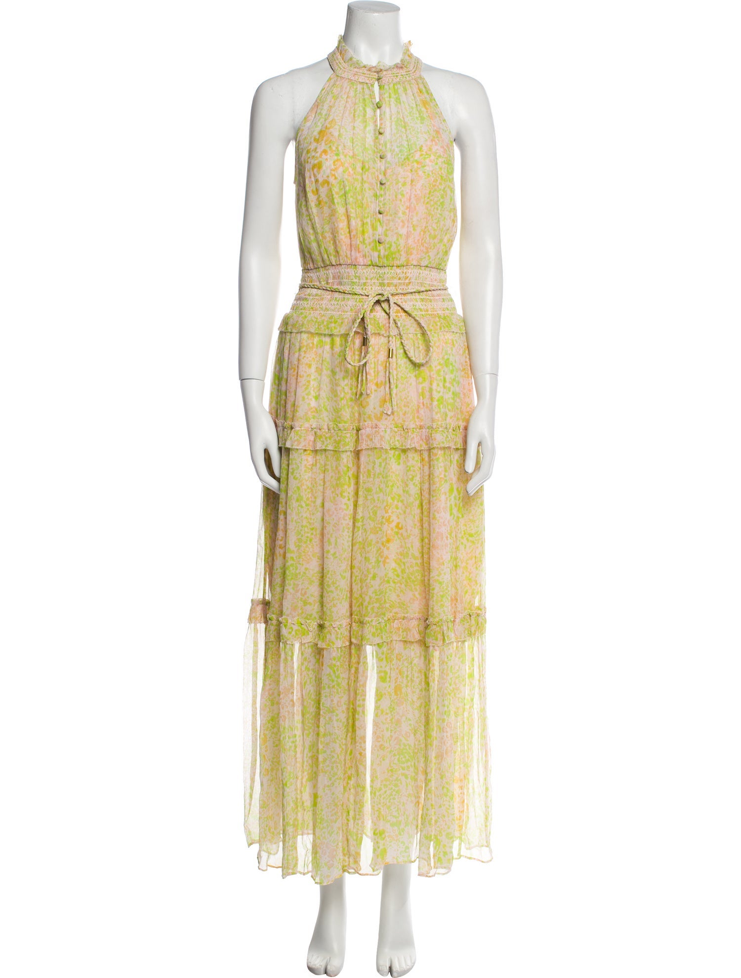 Christy Lynn Silk Long Dress