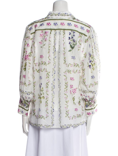 Christy Lynn Printed Long Sleeve Button-Up Top