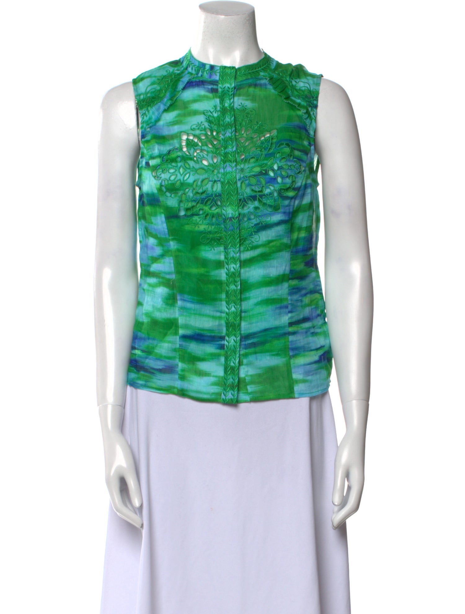 Christy Lynn Linen Printed Top