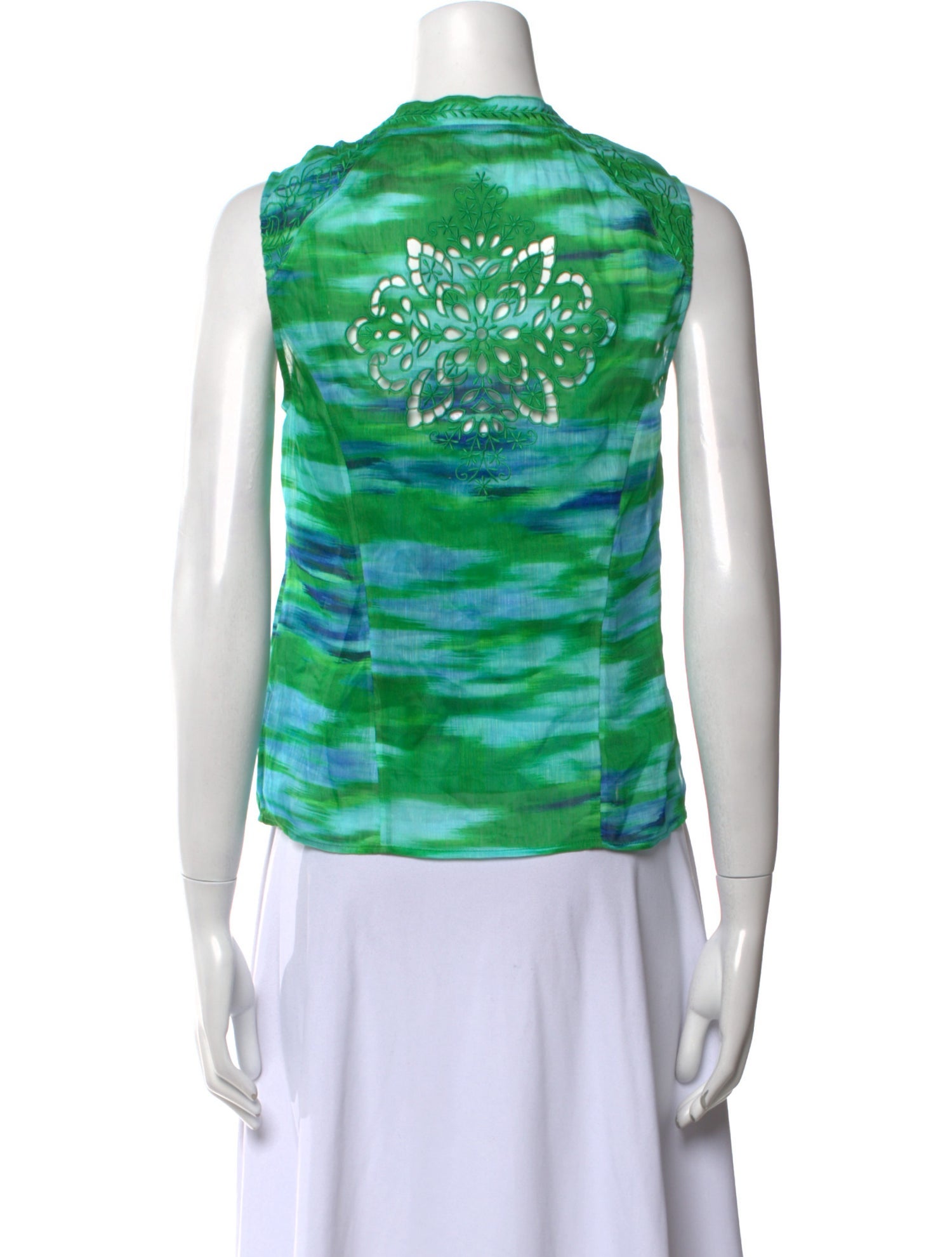 Christy Lynn Linen Printed Top