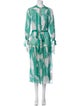 Christy Lynn Silk Midi Length Dress