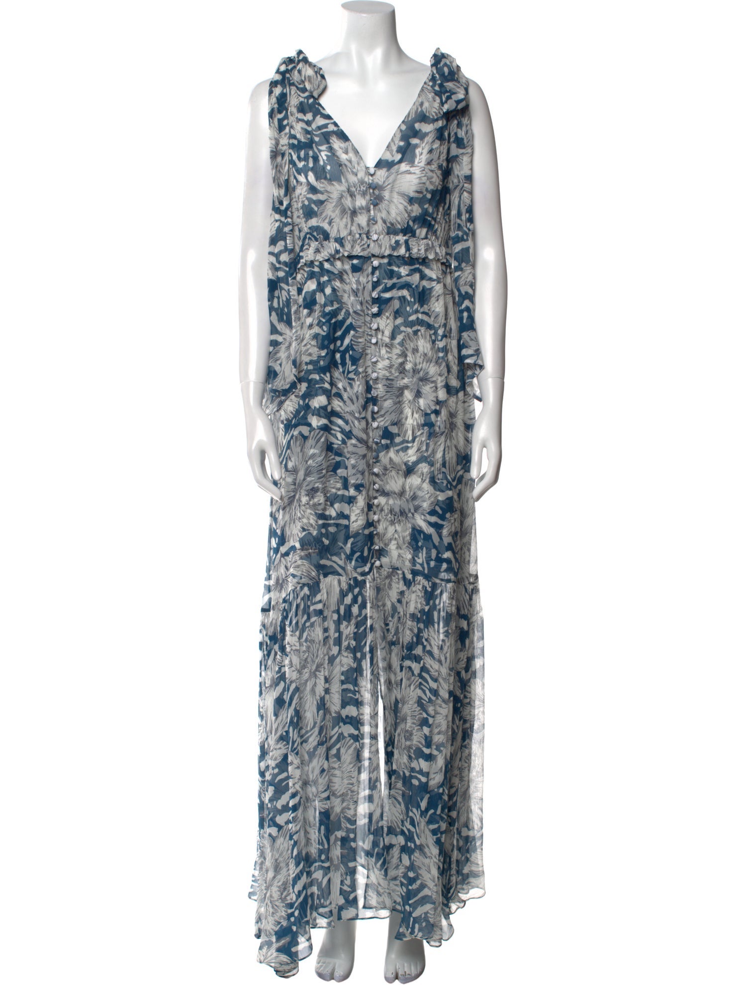 Christy Lynn Silk Long Dress w/ Tags