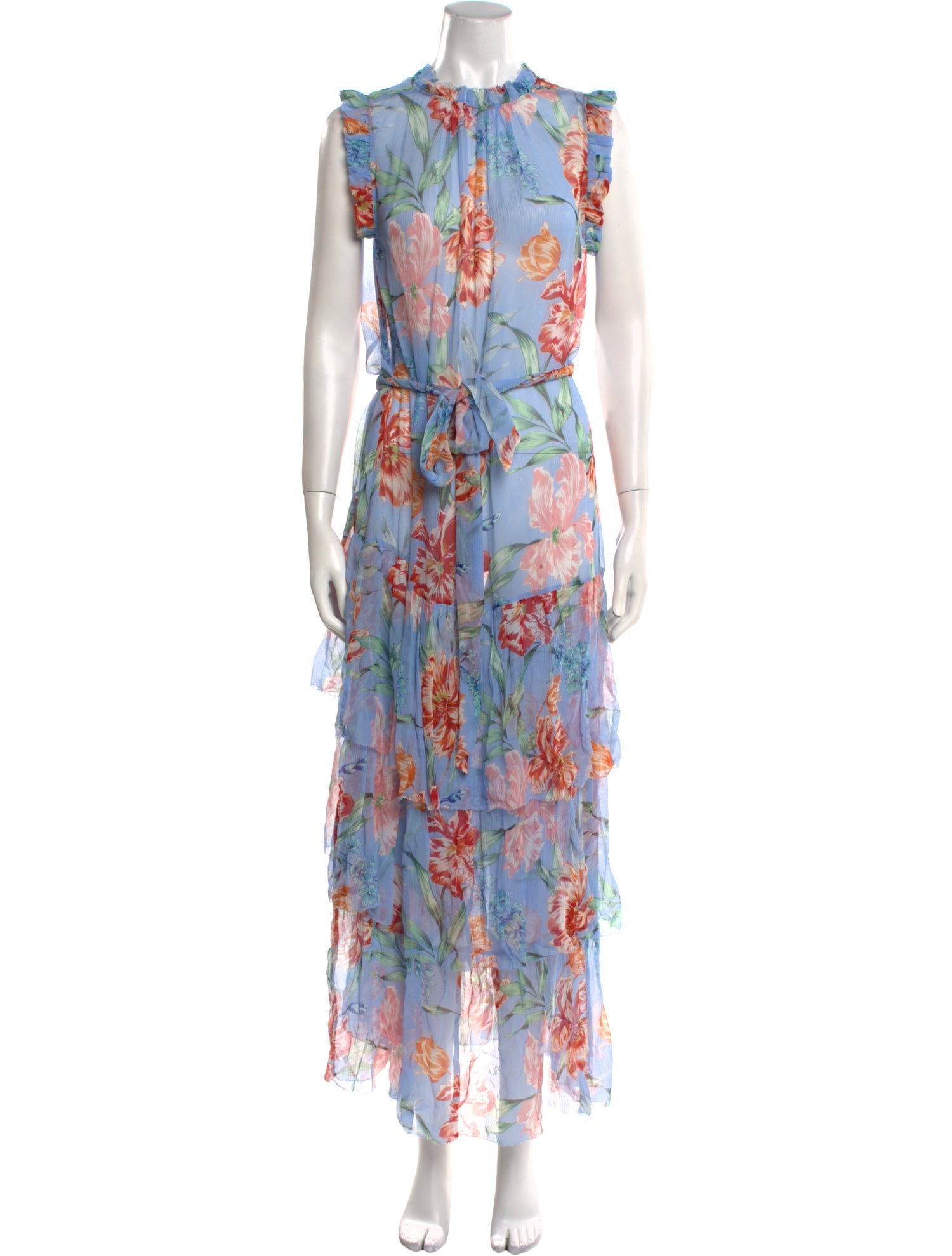 Christy Lynn Floral Print Long Dress