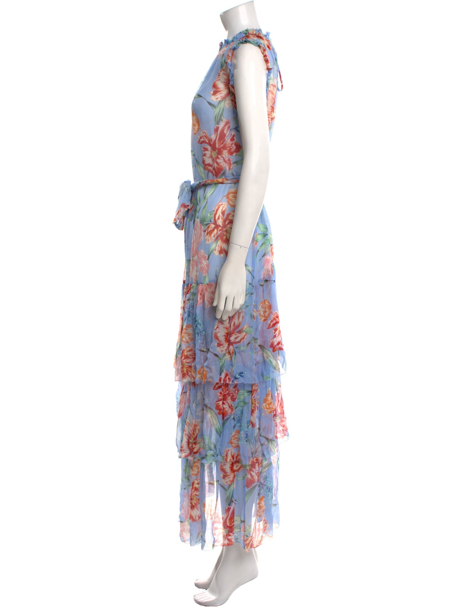 Christy Lynn Floral Print Long Dress