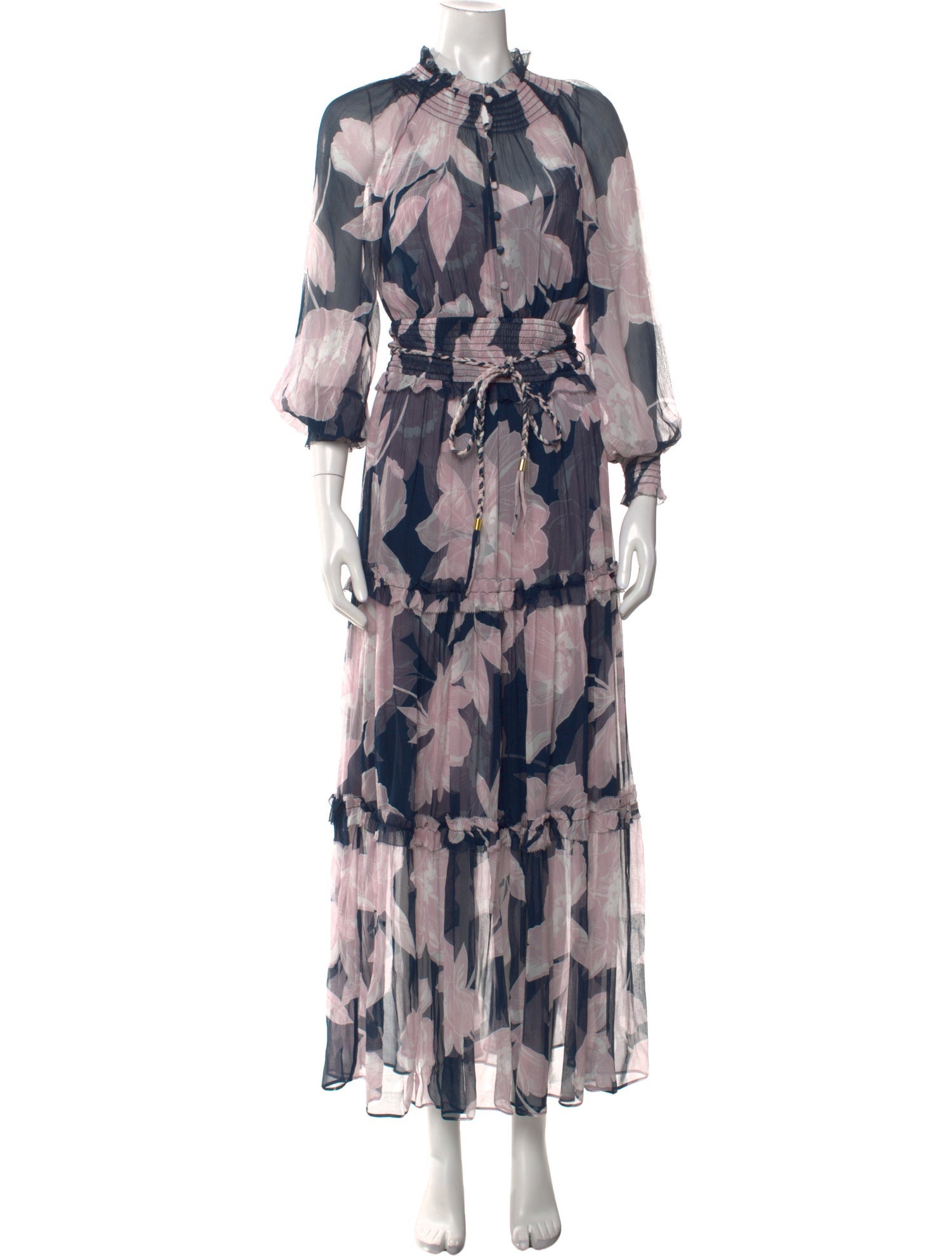 Christy Lynn Silk Long Dress