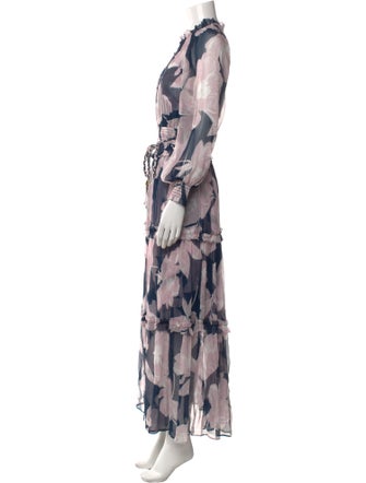 Christy Lynn Silk Long Dress
