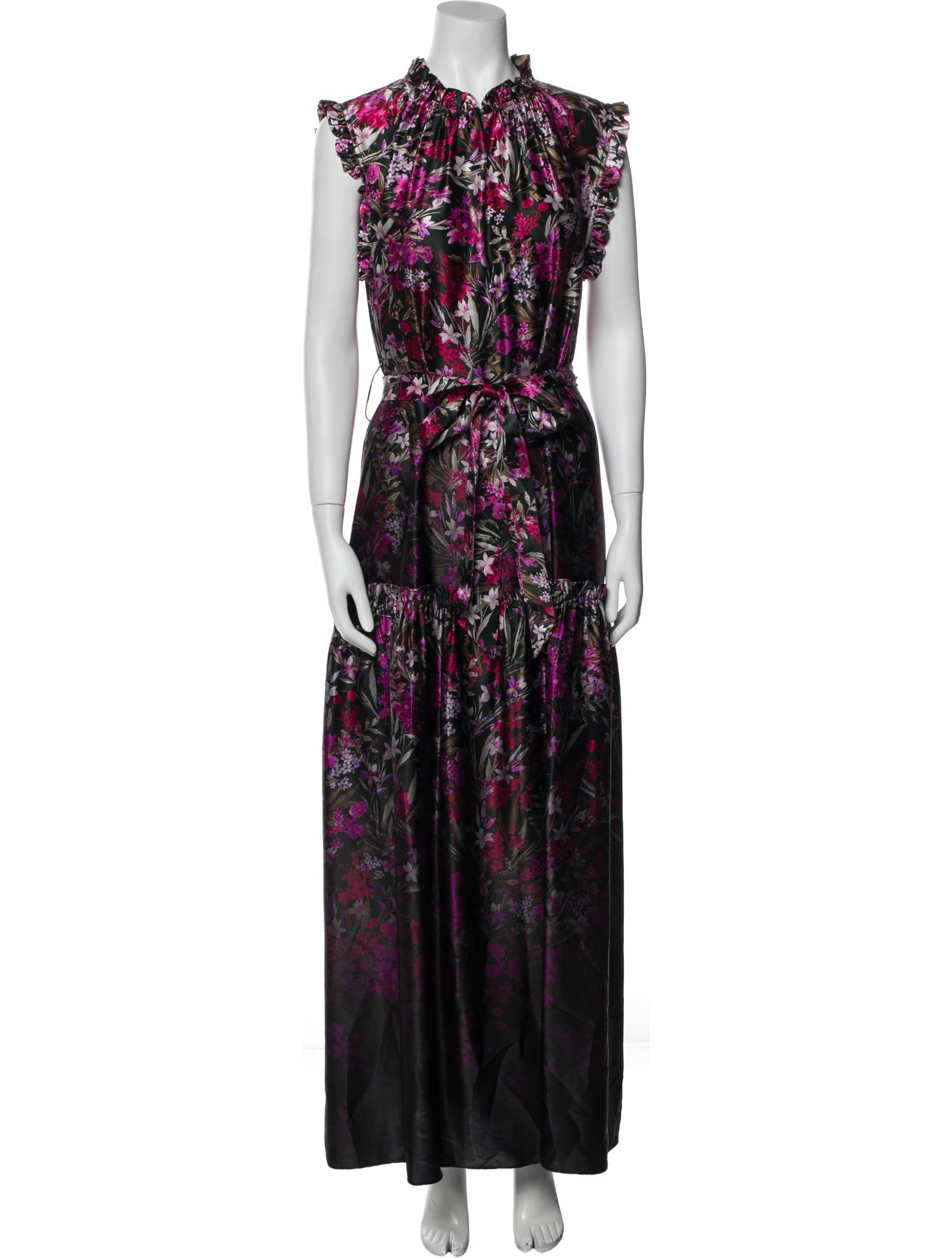 Christy Lynn Silk Long Dress