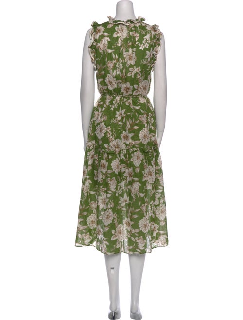Christy Lynn Floral Print Midi Length Dress