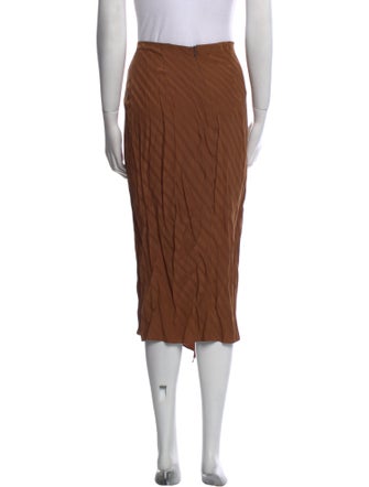 Christy Lynn Ruffle Embellishment Midi Length Skirt