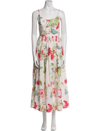 Christy Lynn Floral Print Long Dress