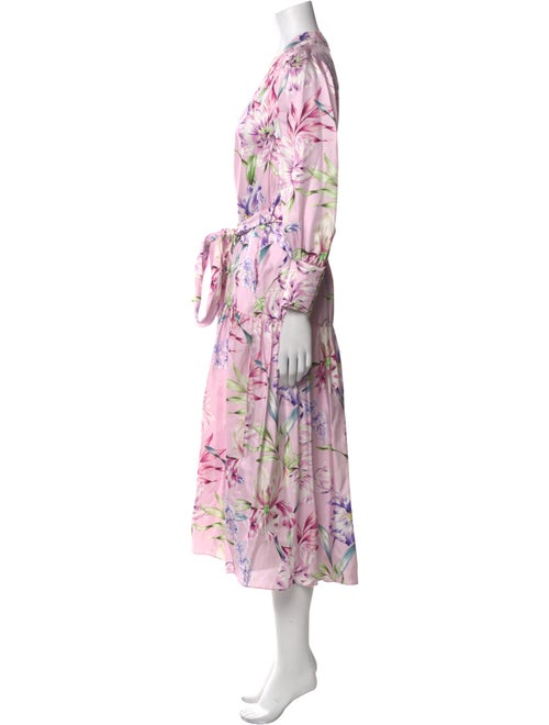 Christy Lynn Silk Midi Length Dress