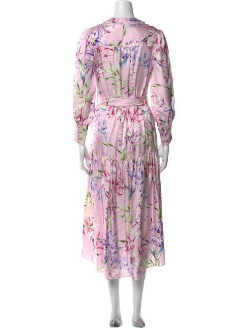 Christy Lynn Silk Midi Length Dress