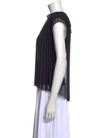 Christy Lynn V-Neck Short Sleeve Blouse