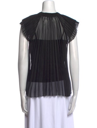 Christy Lynn V-Neck Short Sleeve Blouse