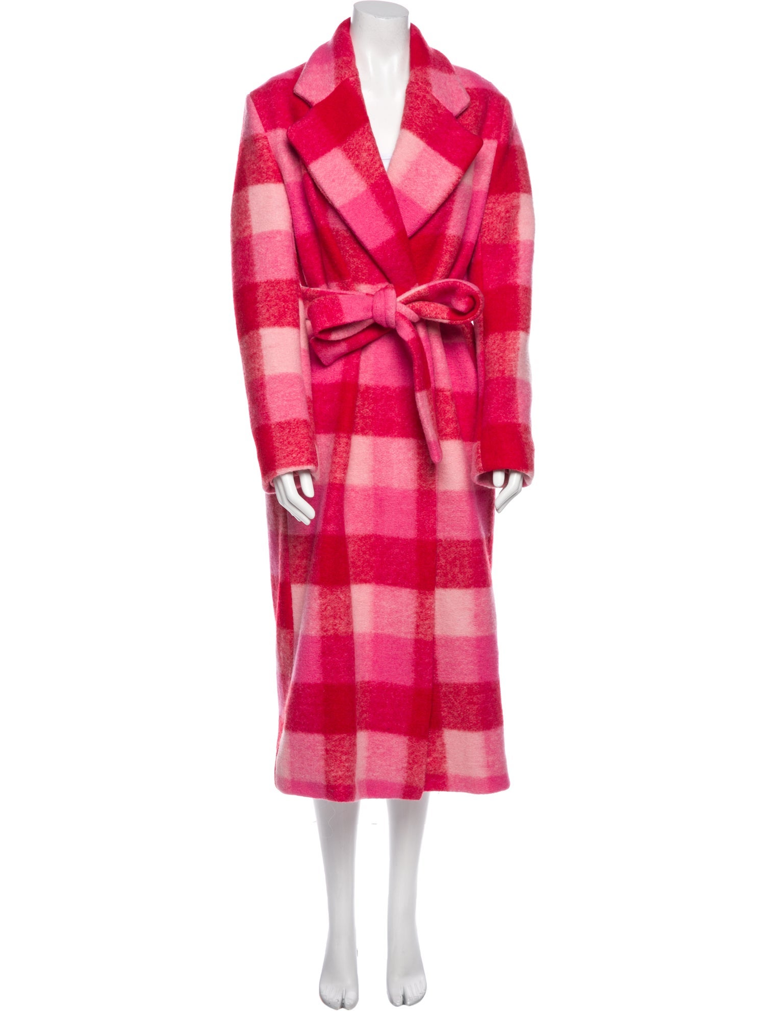Christy Lynn Plaid Print Coat