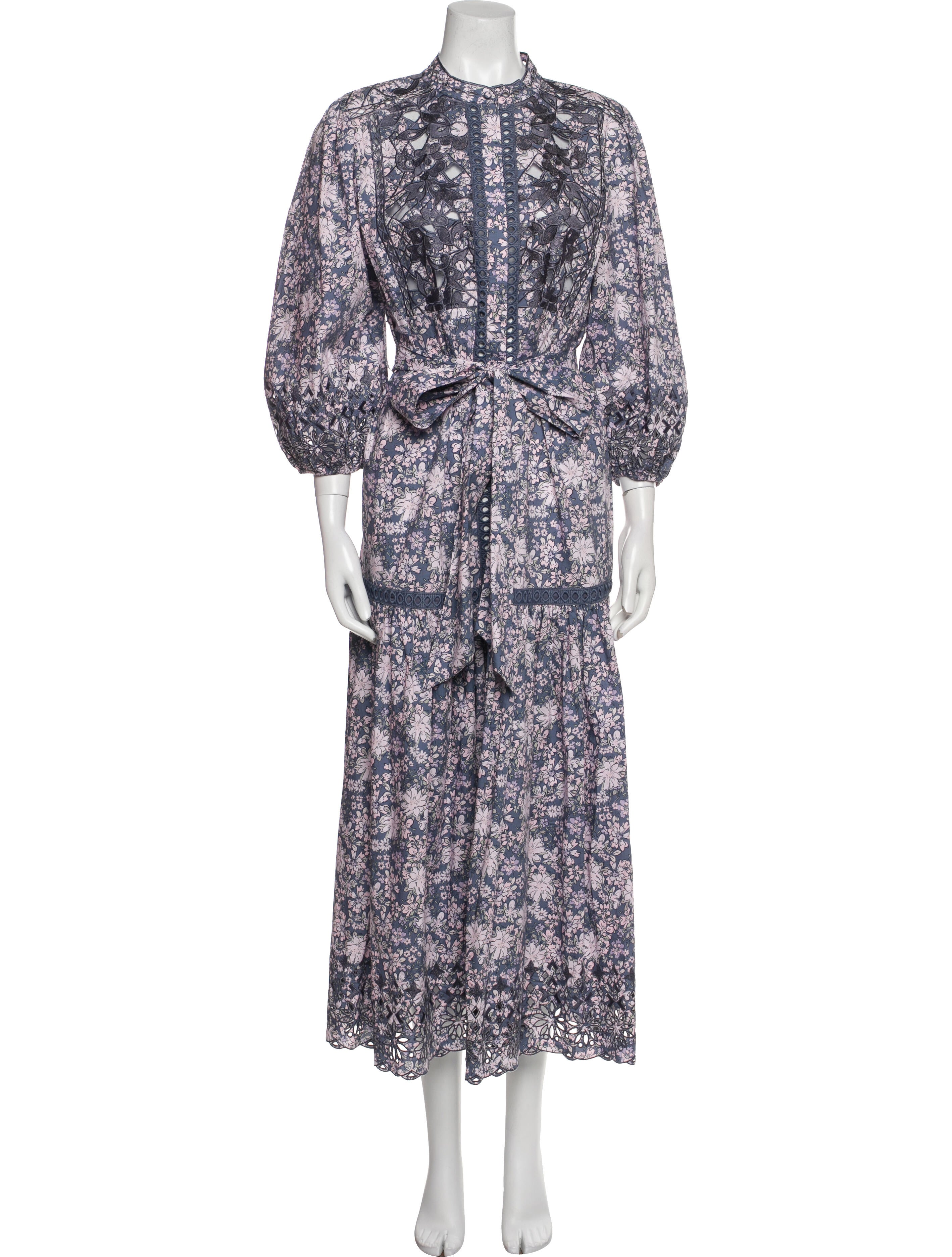 Christy Lynn Floral Print Midi Length Dress