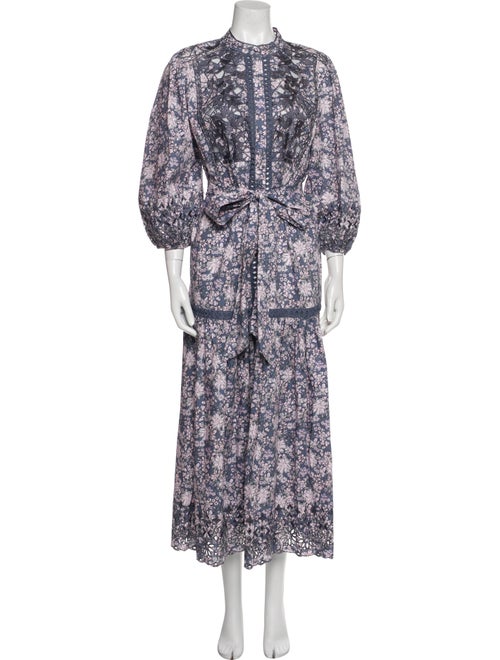 Christy Lynn Floral Print Midi Length Dress