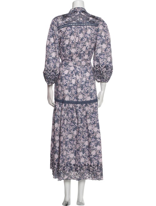 Christy Lynn Floral Print Midi Length Dress