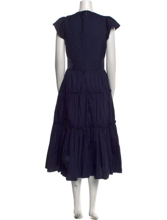 Christy Lynn V-Neck Midi Length Dress