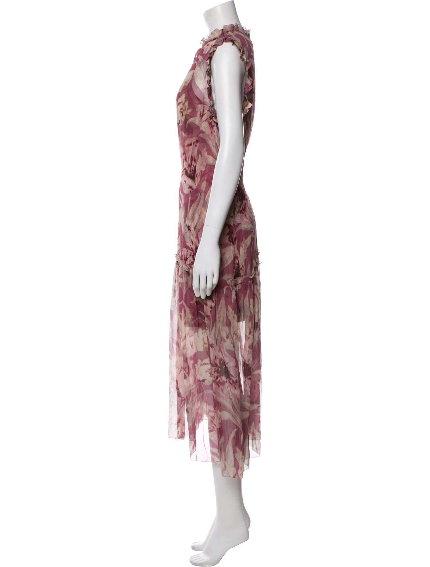 Christy Lynn Floral Print Long Dress