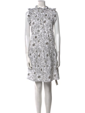 Christy Lynn Floral Print Knee-Length Dress