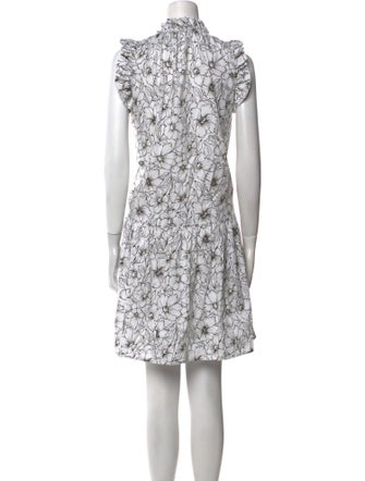 Christy Lynn Floral Print Knee-Length Dress