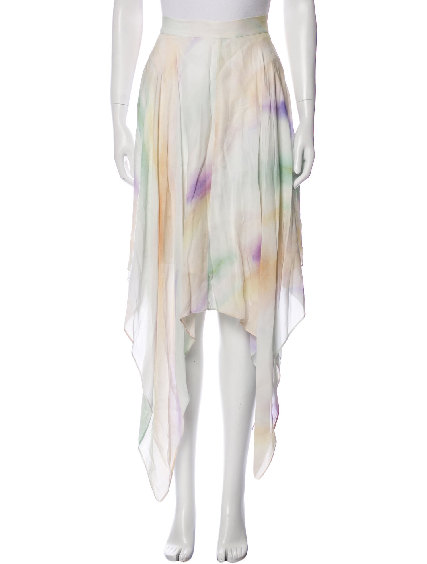 Christy Lynn Silk Midi Length Skirt w/ Tags