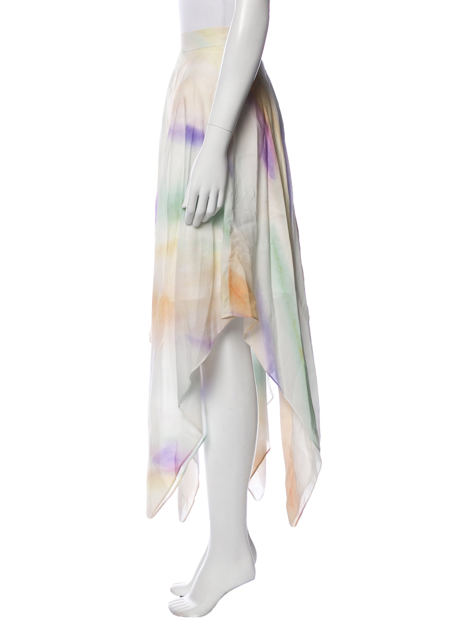 Christy Lynn Silk Midi Length Skirt w/ Tags