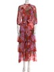 Christy Lynn Silk Long Dress
