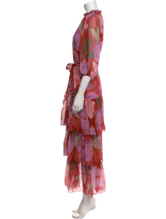 Christy Lynn Silk Long Dress