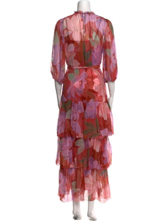 Christy Lynn Silk Long Dress