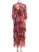 Christy Lynn Silk Long Dress