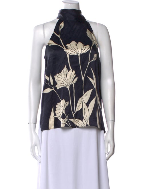 Christy Lynn Silk Floral Print Blouse