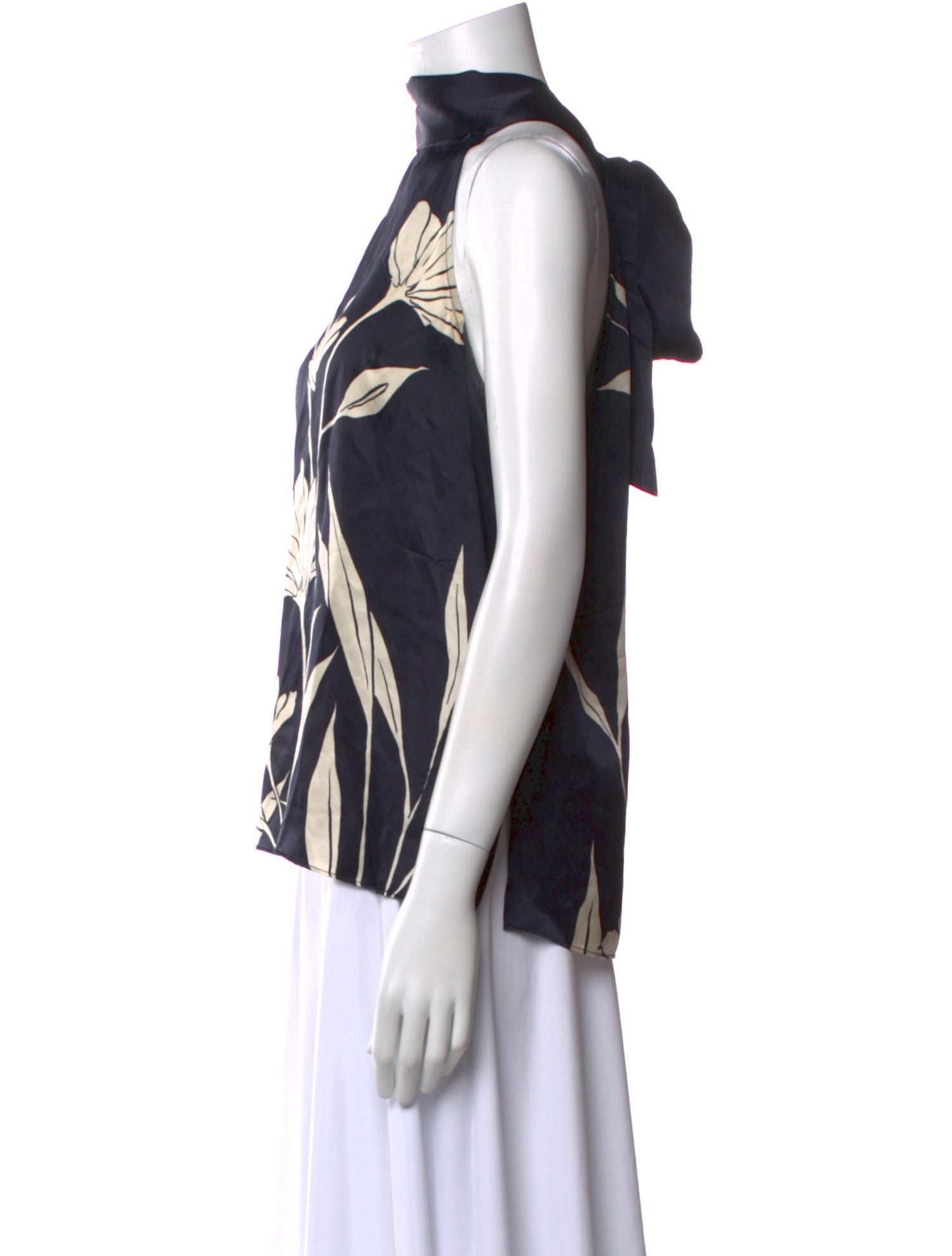 Christy Lynn Silk Floral Print Blouse