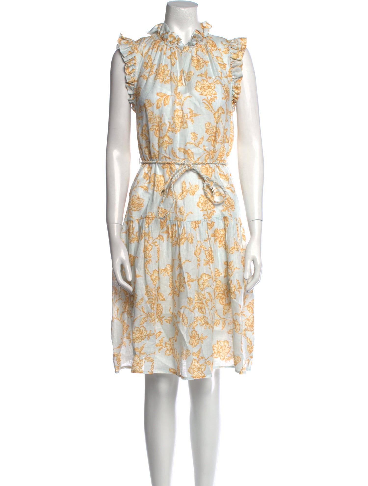 Christy Lynn Linen Knee-Length Dress
