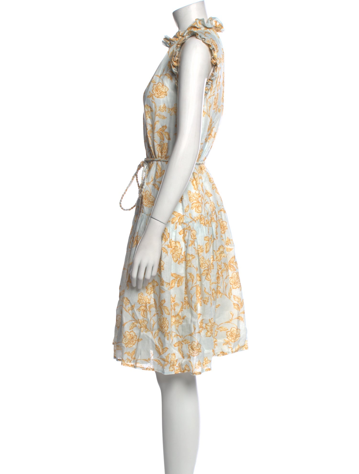 Christy Lynn Linen Knee-Length Dress