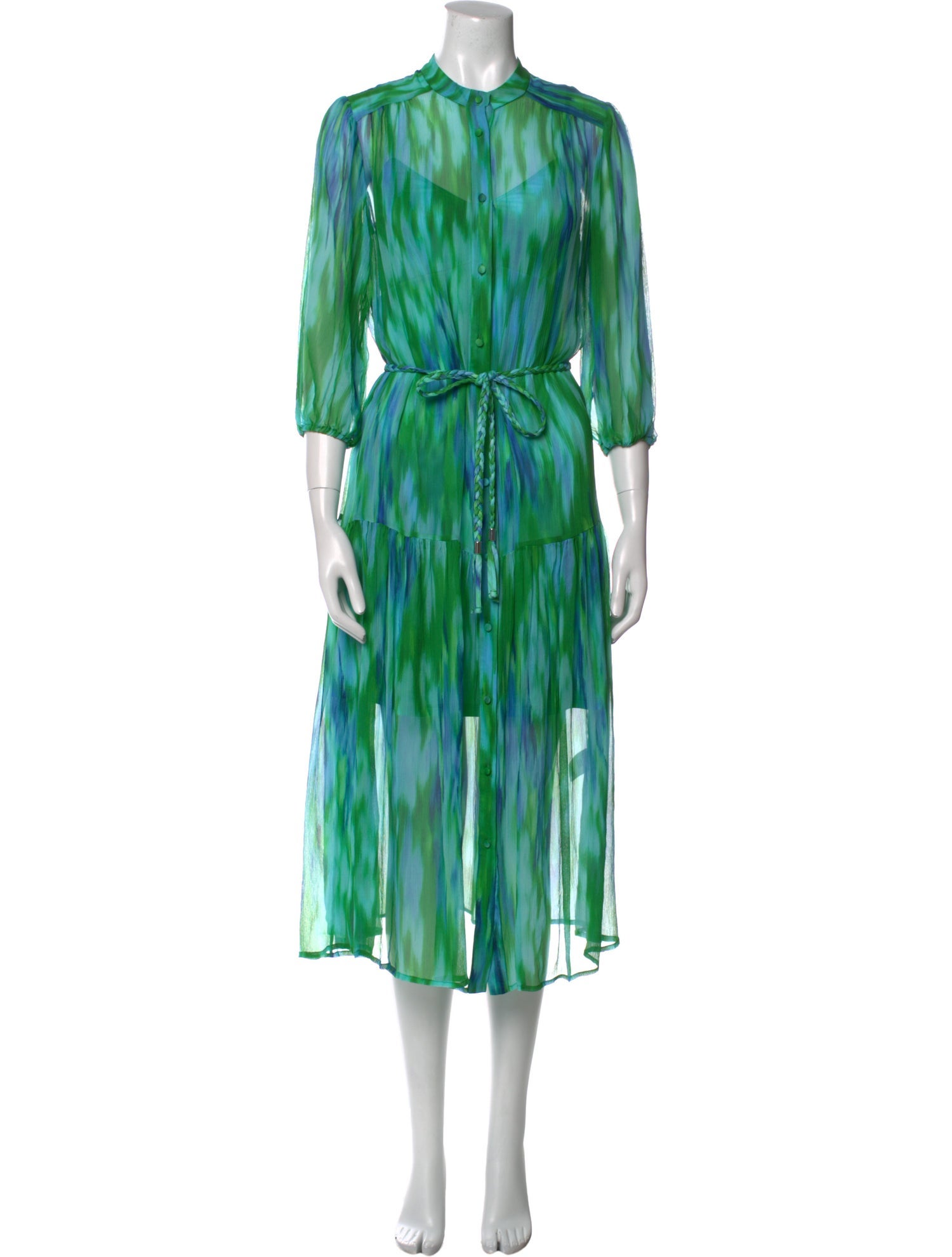 Christy Lynn Printed Midi Length Dress