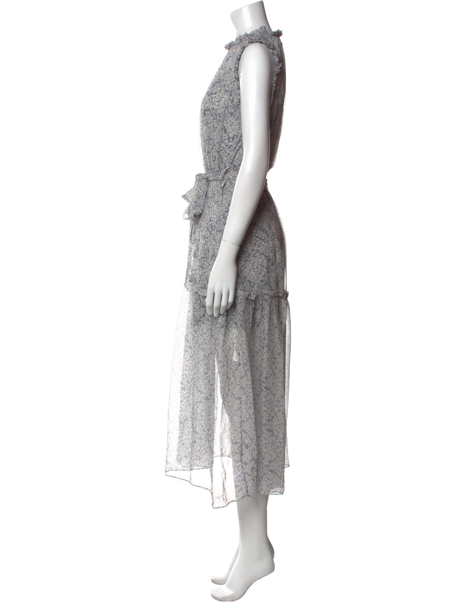 Christy Lynn Lace Pattern Long Dress