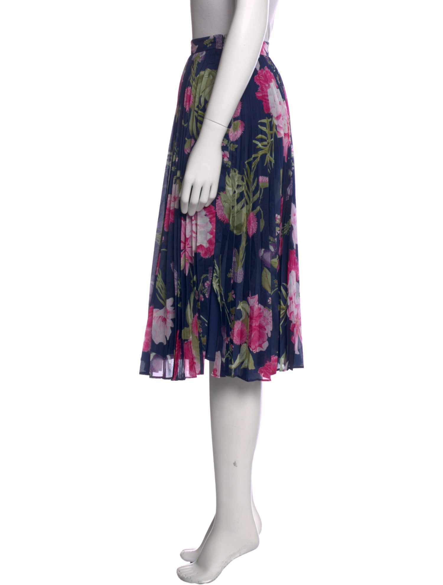 Christy Lynn Floral Print Midi Length Skirt w/ Tags