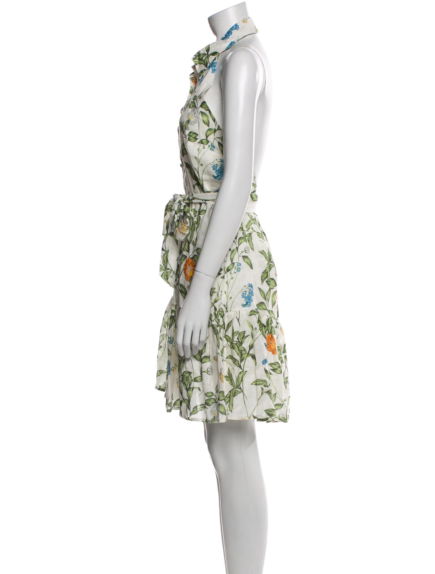 Christy Lynn Linen Knee-Length Dress