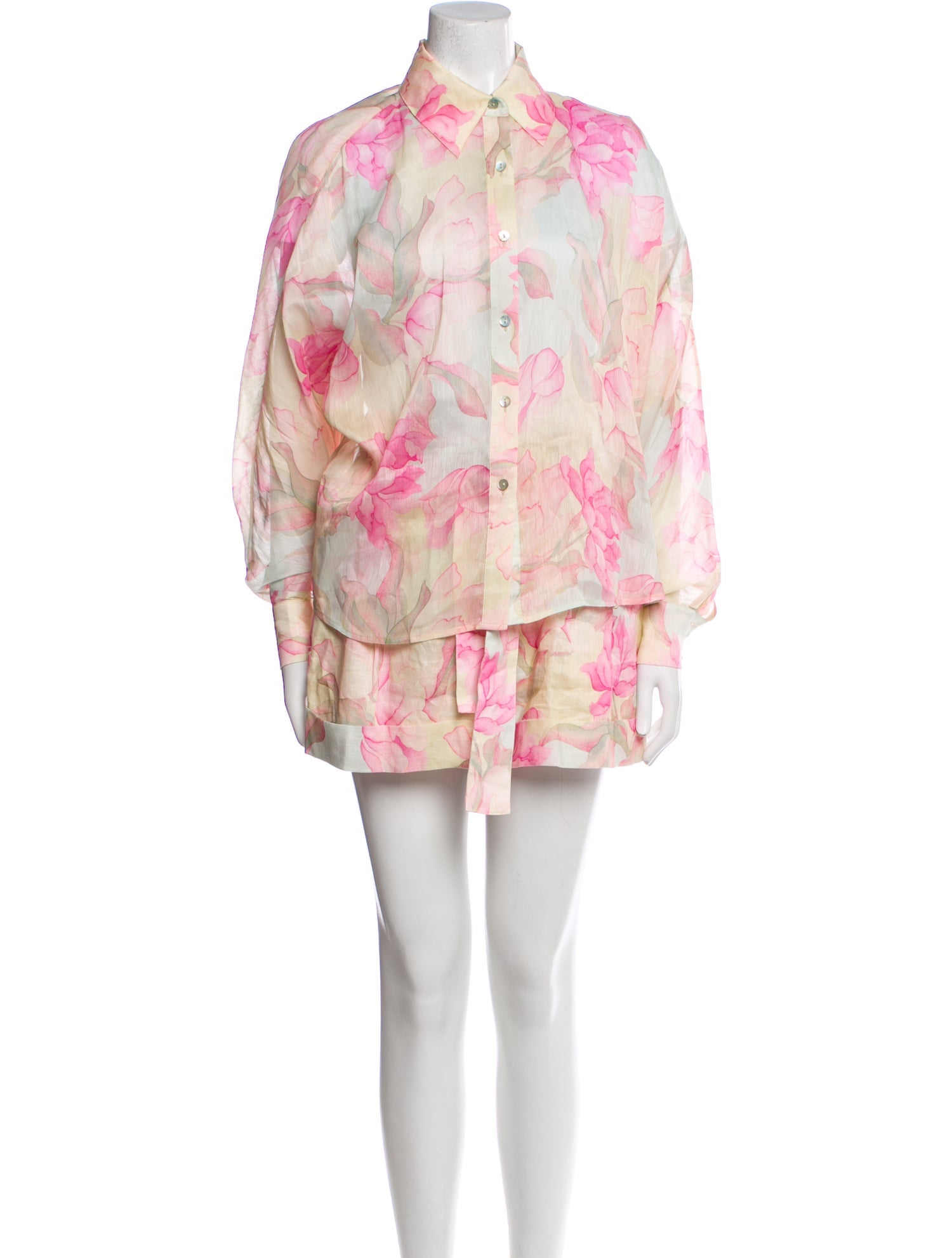 Christy Lynn Linen Printed Short Set